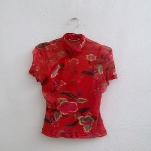 Vivienne Tam mesh top